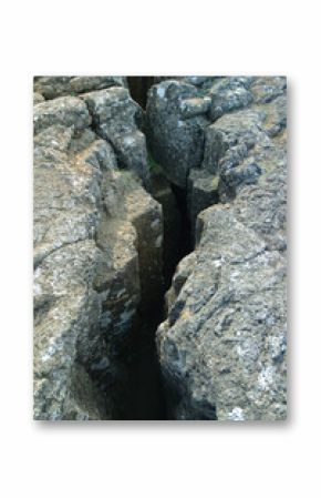 Tectonic Rift at pingvellir National Park Between North American and Eurasian Plates