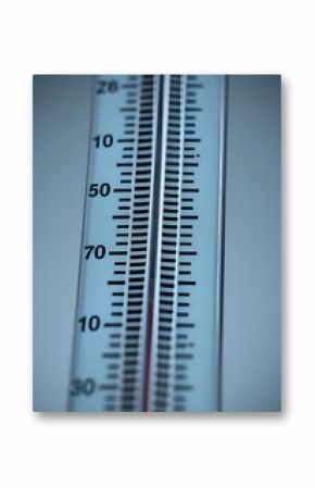 thermometer showing the temperature of degrees