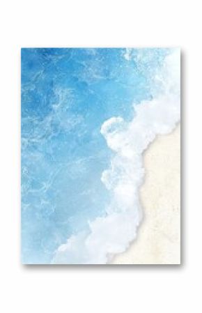 Ocean Wave and Sand Beach Mosaic