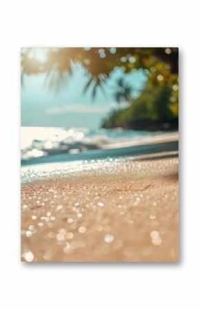 Tropical summer sand beach sea backgrounds outdoors.