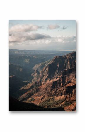 Kauai Waimea Canyon State Park, View of the Napali Coast during sunrise