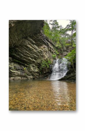 Lower Cascade Falls near Hanging Rock State Park in central North Carolina