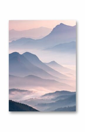sunset in the mountains