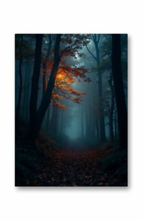 forest in the morning