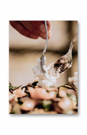 Food on a wedding