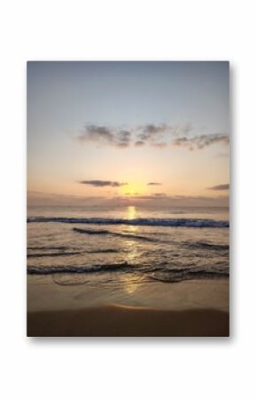 sunset on the beach
