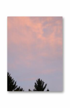 sunset in the sky