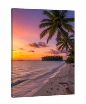 Tropical Sunset Beach Paradise.