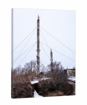 communication tower in Petropavlovsk-Kamchatsky