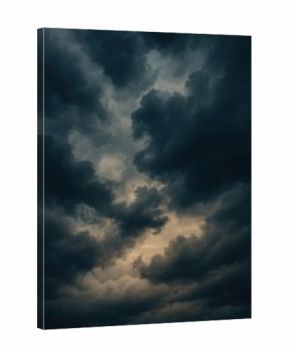 Dramatic stormy sky clouds
