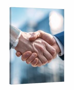 handshake of businessmen greeting each other no logos no brands ar 34