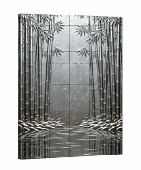 Bamboo forest background 