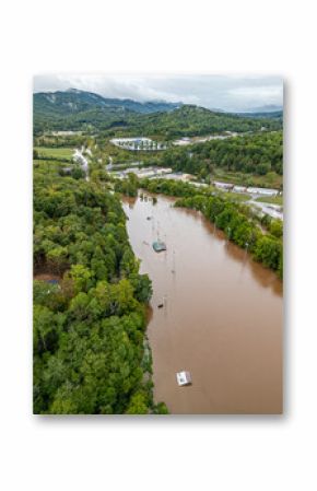 flooding from Hurricane Helene in Western North Carolina