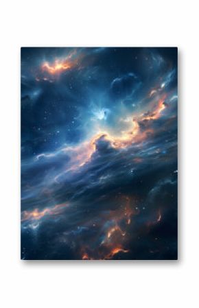 nebula and galaxies in space. abstract background wallpaper. High quality photo