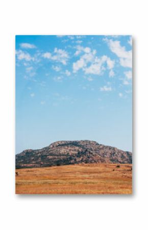 landscape with mountains and sky, Lawton Oklahoma