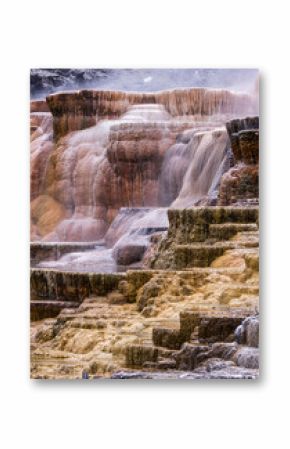 Stunning Geothermal Formations at Yellowstone National Park