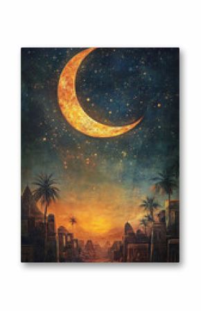 Ramadan and Eid al fitr concept backgrounds dates with traditional lantern Light Lamp and Tasbeeh, Ramadan Kareem Mubarak background 