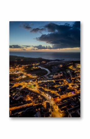 Bude Town at dusk