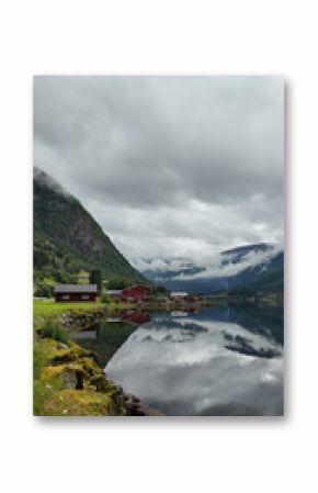 Norway. Mountains, fjords. landscape in Scandinavia in summer