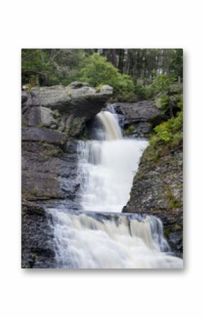 Raymonds Kill water falls in The Delaware water gap recreation area.