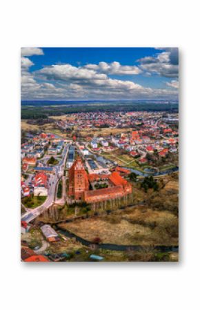 Dobre Miasto na Warmii w północno-wschodniej Polsce