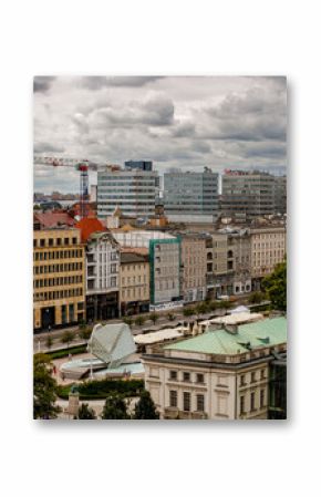Widok z góry na miasto