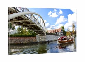 Bridge over the Brda River in Bydgoszcz - Poland