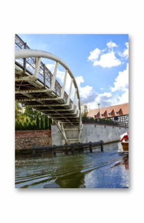 Bridge over the Brda River in Bydgoszcz - Poland