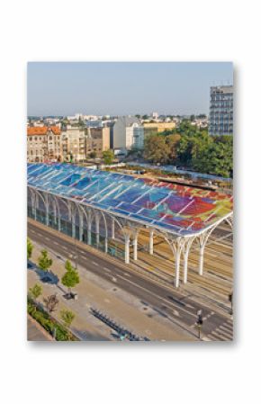 The city of Lodz, Poland 