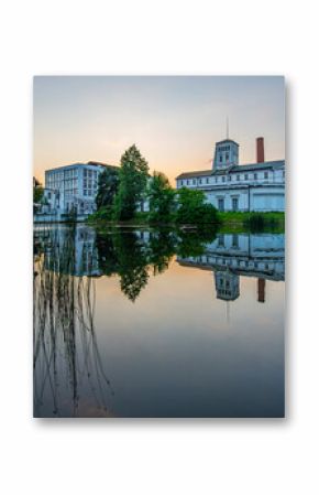 Biała Fabryka, miasto Łódź, Polska.