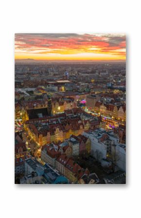 Miasto Wroclaw na Dolnym Slasku Polska