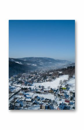 Miasto Brenna - Zimowy pejzaż