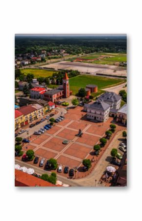 Warka Miasto ujęcia powietrzne