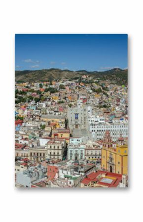 Panorama meksykańskiego miasta Guanajuato.
