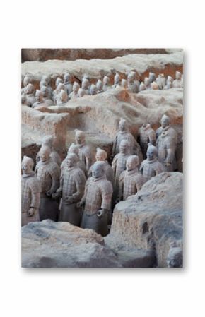 Terracotta warriors in Xian, China