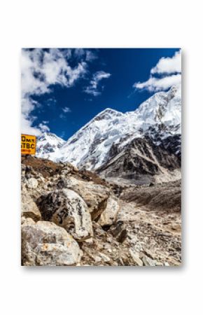 Mount Everest signpost