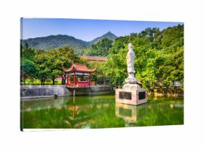 Temple on Drum Mountain in Fuzhou, China