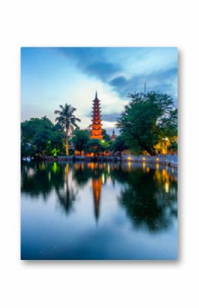 The Tran Quoc Pagoda in Hanoi is the oldest pagoda in the city, originally constructed in the sixth century during the reign of Emperor Ly Nam De. (from 544 until 548), more than 1,450 years.