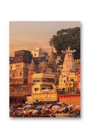 Sunset over Varansi, India