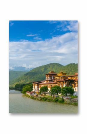 Punakha Dzong Monastery, one of the largest monestary in Asia, Punakha, Bhutan