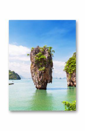 Famous James Bond island near Phuket