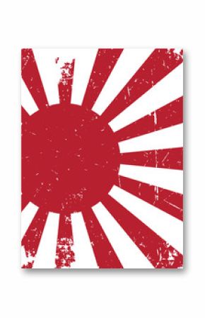 Japan's Emperial Navy Ensign Flat Texture