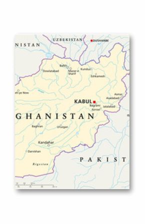 Afghanistan map (Afghanistan Landkarte)