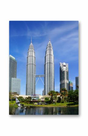 Petronas Twin Towers at Kuala Lumpur, Malaysia.
