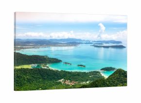 Tropical Langkawi Island landscape, Malaysia