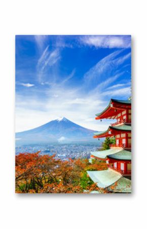 Mt. Fuji with Chureito Pagoda, Fujiyoshida, Japan