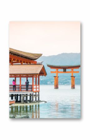 Miyajima Tori gate pastel color