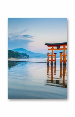 The Floating Torii gate in Miyajima, Japan