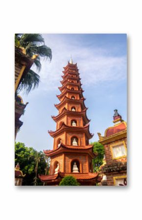 Pagoda of Tran Quoc temple in Hanoi, Vietnam