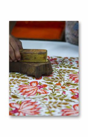 Block Printing for Textile in India. Jaipur Block Printing Traditional Process